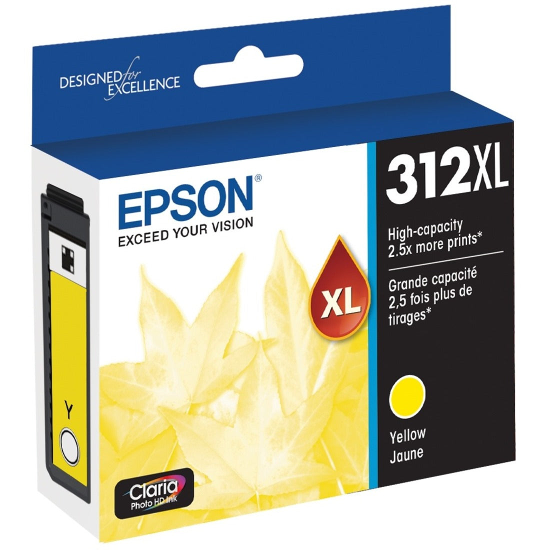 Epson Claria Photo HD T312XL Original Inkjet Ink Cartridge - Yellow Pack Epson Claria Photo HD T312XL Original Inkjet Ink Cartridge - Yellow Pack